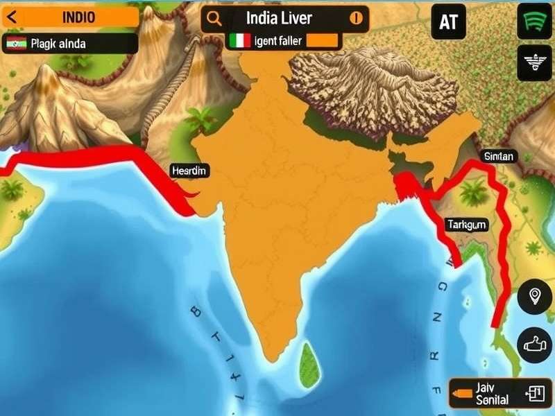 Desi Survival King gameplay screenshot showing Indian landscape